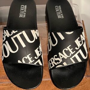 Versace Jeans Collection Black Sandals